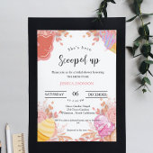 アイスブライダルシャワーを掬い上げた 招待状