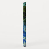 アイスブルーとオリーブスワールCase mate電話ケース Case-Mate iPhoneケース (裏面/右)