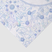 アイスブルーのスノーフレーク 薄葉紙 (詳細)