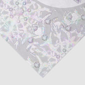 アイスブルーのスノーフレーク 薄葉紙 (詳細)