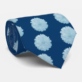 アイスブルーのマリゴールド ネクタイ (ロール)