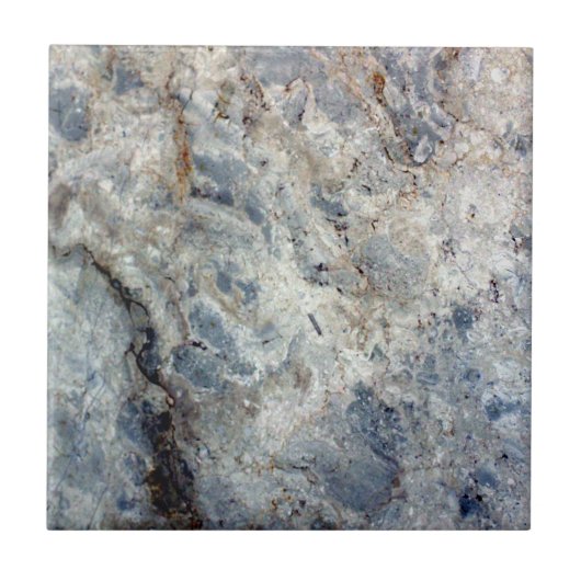 アイスブルーの白い大理石の仕上げ タイル (正面)