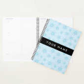 アイスブルーの雪片，あなたの名前，パーソナライズ プランナー手帳 (ディスプレー)