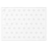 アイスブルーエレガントスノーフレーク冬 テーブルクロス (正面(横))