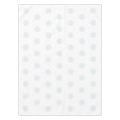 アイスブルーエレガントスノーフレーク冬 テーブルクロス (正面)