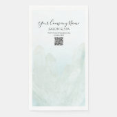 アイスブルークリスタルサロンスパ紙ゲストタオル