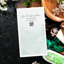 アイスブルークリスタル サロン スパ ペーパー ゲスト タオル