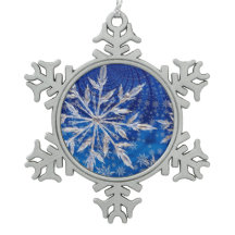 アイスブルークリスマススタースノーフレーク