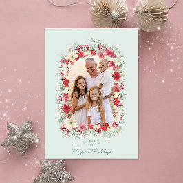 アイスブルークリスマス ハッピーアーチ 写真 シーズンカード