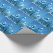 アイスブルースカイ ラッピングペーパー (角)