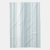 アイスブルーストライプの キッチンタオル (縦)