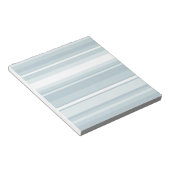 アイスブルーストライプの ノートパッド (アングル)