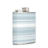アイスブルーストライプの フラスク (右)