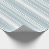 アイスブルーストライプの ラッピングペーパー (角)