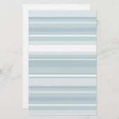 アイスブルーストライプの 便箋 (正面/裏面)