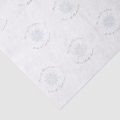 アイスブルースノーフレークメリークリスマスファミリーネーム 薄葉紙 (詳細)