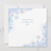 アイスブルースノーフレーク カード (裏面)