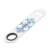 アイスブルースノーフレークThunder_Cove スピード栓抜き (正面アングル)