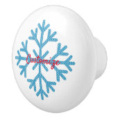 アイスブルースノーフレークThunder_Cove セラミックノブ (右)