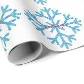 アイスブルースノーフレークThunder_Cove ラッピングペーパー (ロールコーナー)