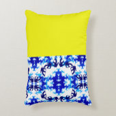 アイスブルースノーボーダースカイイエロースノーボーディングスポーツ アクセントクッション (正面(垂直))