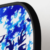 アイスブルースノーボーダースカイイエロースノーボーディングスポーツ ピックルボールラケット (左詳細)