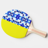 アイスブルースノーボーダースカイイエロースノーボーディングスポーツ 卓球ラケット (横)