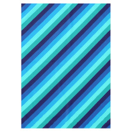 アイスブルーティール（緑がかった色）ストライプズミディアムテーブルクロス テーブルクロス