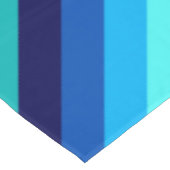 アイスブルーティール（緑がかった色）ストライプズミディアムテーブルクロス テーブルクロス (アングル)