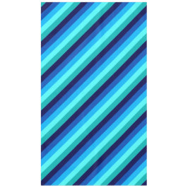 アイスブルーティール（緑がかった色）ストライプズラージテーブルクロス テーブルクロス