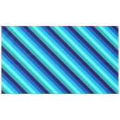 アイスブルーティール（緑がかった色）ストライプズラージテーブルクロス テーブルクロス (正面(横))