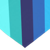 アイスブルーティール（緑がかった色）ストライプズラージテーブルランナー ロングテーブルランナー (コーナー)