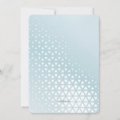 アイスブルーバプティスマ招待状 招待状 (裏面)