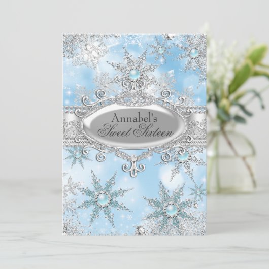 アイスブループリンセスウィンターワンダーランドスウィート16 招待状 (スタンド正面)