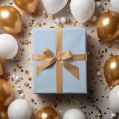 アイスブルーラッピング紙転が ラッピングペーパー