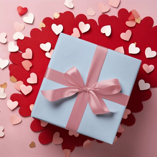 アイスブルーラッピング紙転が ラッピングペーパー