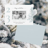 アイスブルー家族の写真が私たちの生活を生最高のきる 招待状