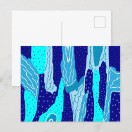 アイスブルー海 ポストカード