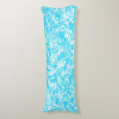 アイスブルー葉 ボディピロー (正面縦)