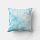 アイスブルー雪 クッション (裏面)