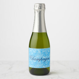 アイスブルー スパークリングワインラベル