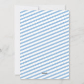 アイスブルー＆ホワイトの新婚夫婦のクリスマス シーズンカード (裏面)