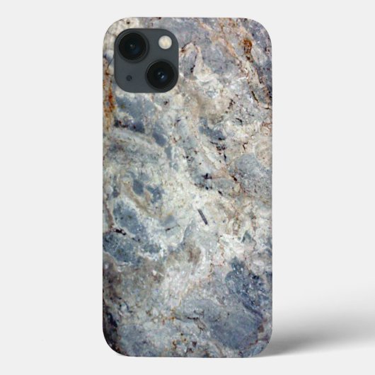 アイスブルー ホワイト マーブル 石調仕上げ Case-Mate iPhoneケース (裏面)