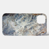 アイスブルー ホワイト マーブル 石調仕上げ Case-Mate iPhoneケース (裏面 (横))