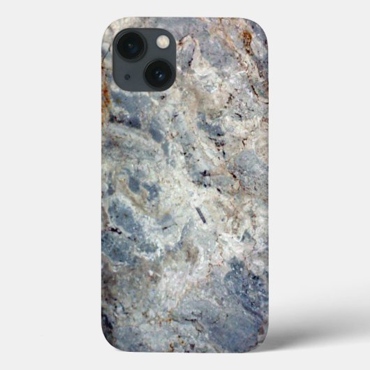 アイスブルー ホワイト マーブル 石調仕上げ Case-Mate iPhoneケース (裏面)