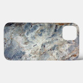 アイスブルー ホワイト マーブル 石調仕上げ Case-Mate iPhoneケース (裏面 (横))