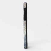 アイスブルー ホワイト マーブル 石調仕上げ Case-Mate iPhoneケース (裏面/左)