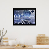 アイスブルー ポスター (キッチン)