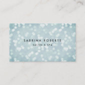 アイスブルー《写真》ぼけ味アポイントメントカード 予約カード (正面)