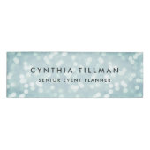 アイスブルー《写真》ぼけ味 名札 (正面)